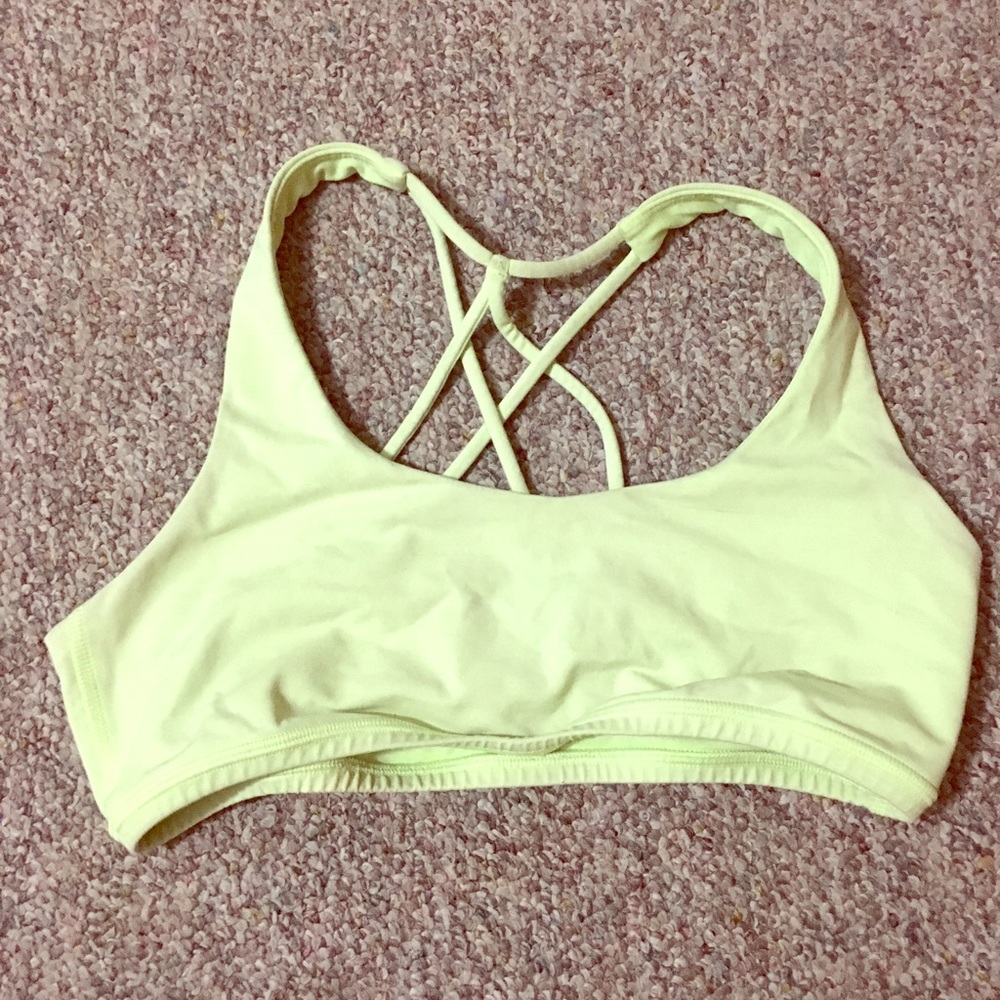 Crossed strapped Ivivva sports bra